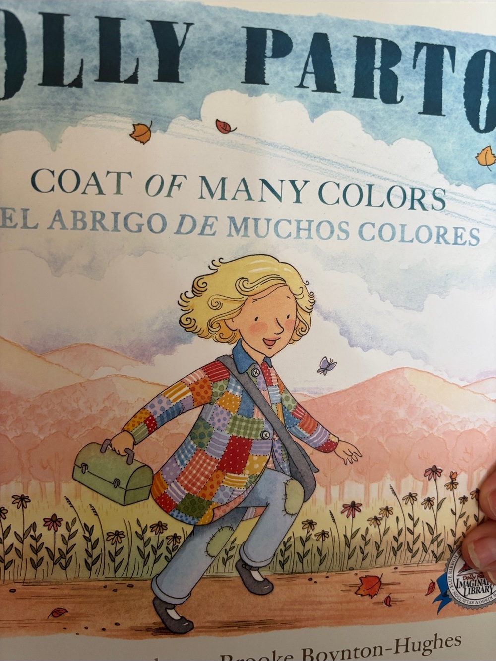 Dolly Parton Coat Of Many Colors Children’s Paperback Book 2016 English/Spanish - Picture 3 of 3